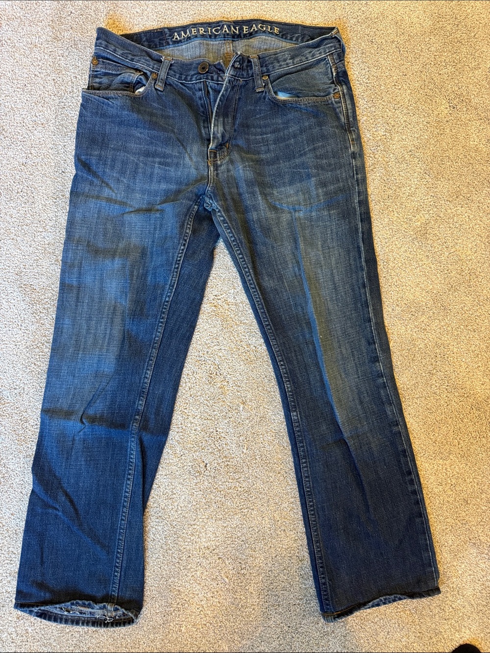 American Eagle Outfitters Men’s Blue Slim Straight Jeans